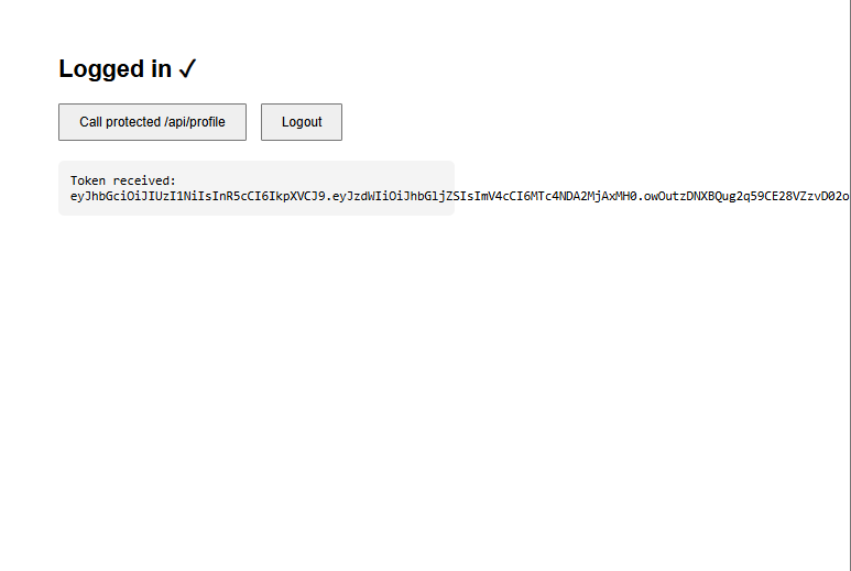 JWT Auth System